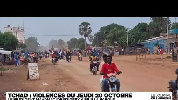 Tchad: le président Mahamat Idriss Déby a pris la parole pour parler des violences du 20 octobre