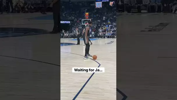 Kiss the 🏀 for Good Luck! Jaren Jackson Jr.'s Pregame Ritual | #shorts