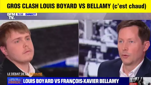 LOUIS BOYARD VS FX BELLAMY (toujours les mêmes arguments la droite, ça changera jamais)