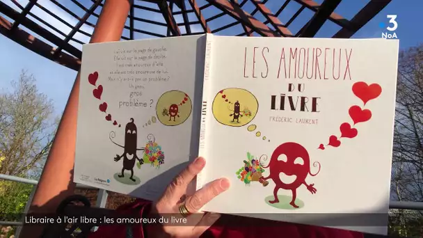 Libraire à l'air libre : les amoureux du livre