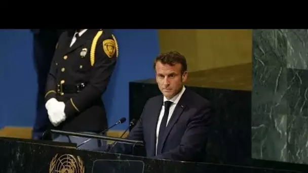 "Au-delà de la guerre, un risque de division du monde", alerte Emmanuel Macron à l'ONU • FRANCE 24