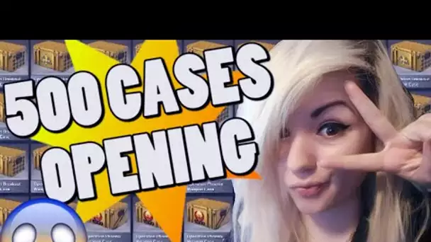 CSGO - ENORME 500 CASE OPENING FR! - Chelxie Bonus 500K abos