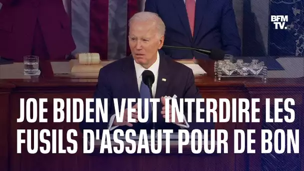 États-Unis: Joe Biden veut interdire les fusils d'assaut "une bonne fois pour toutes"