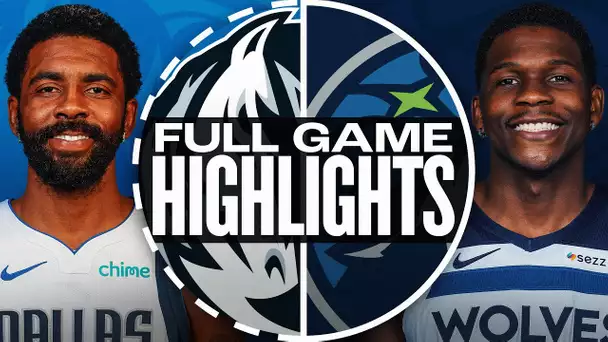 MAVERICKS at TIMBERWOLVES | FULL GAME HIGHLIGHTS | October 29, 2024