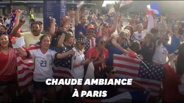 France - États-Unis: au Parc des Princes, ambiance caniculaire