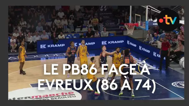 Victoire du PB86 face à Evreux (86 à 74)