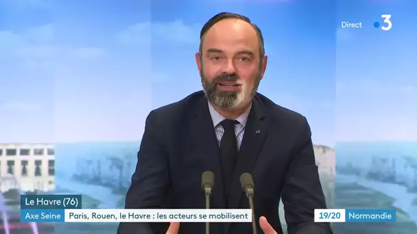 Edouard Philippe : "Il faut développer un transport fluvial plus vert"