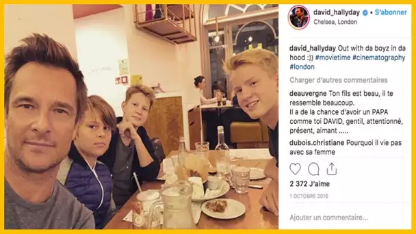 Le petit dernier de David Hallyday, Cameron, a 14 ans. Et il fait déjà la fierté de son père