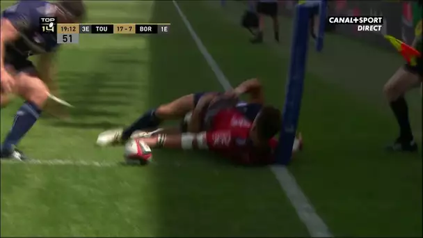 Top 14 - 23ème Journée - Toulon / UBB : L'essai d'Ory face à l'UBB