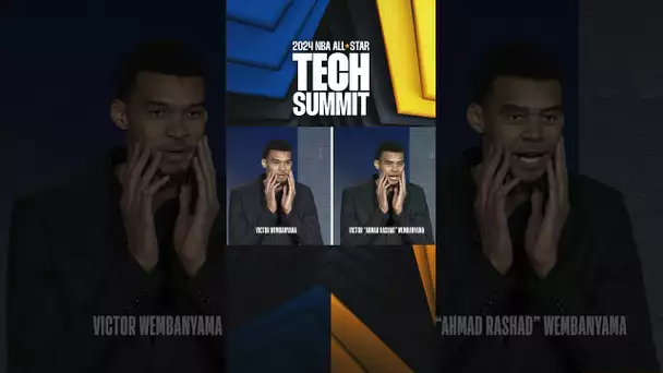 Wemby uses AI to try and steal Ahmad’s Tech Summit hosting gig 😂