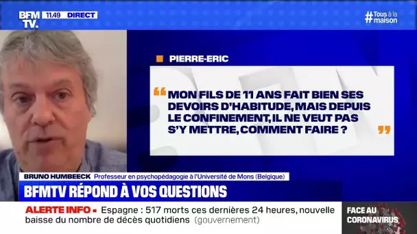 Mon enfant ne veut pas faire ses devoirs, comment faire ? BFMTV répond à vos questions