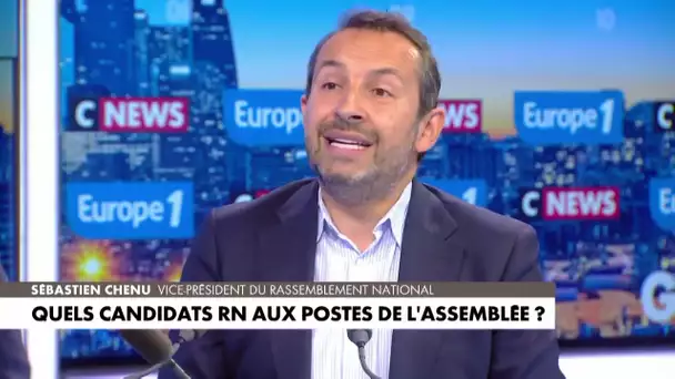 Assemblée : le RN revendique la présidence de la commission des finances, affirme Sébastien Chenu