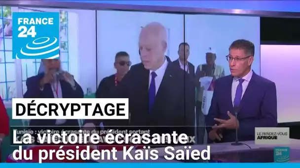 Décryptage : en Tunisie, avec 90,7% des voix, la victoire écrasante du président Kaïs Saïed