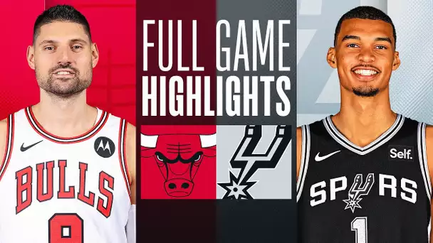 BULLS at SPURS | FULL GAME HIGHLIGHTS | December 8, 2023