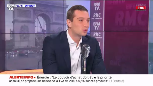 Bardella : "Zemmour aurait toute sa place dans un gouvernement d'union nationale"