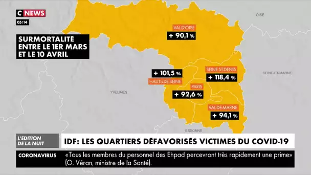 Île-de-France : les quartiers défavorisés, principales victimes du Covid-19