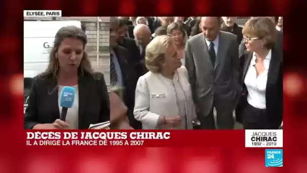 Décès de J. Chirac : Emmanuel Macron a "beaucoup d'admiration" pour l'ancien président