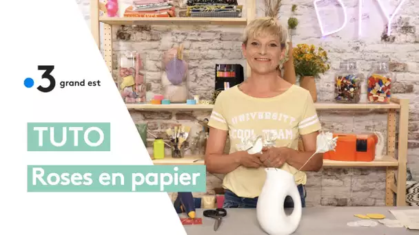 Recycler ses vieux livres : DIY Rose en papier facile