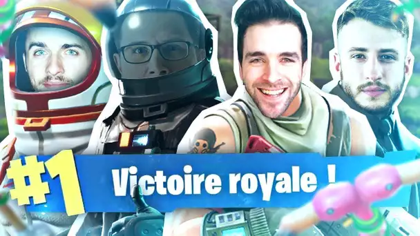 Top 1 🥇ON DÉLIRE  EN LIVE sur FORTNITE ►avec Maxenss Zankioh Squeezie