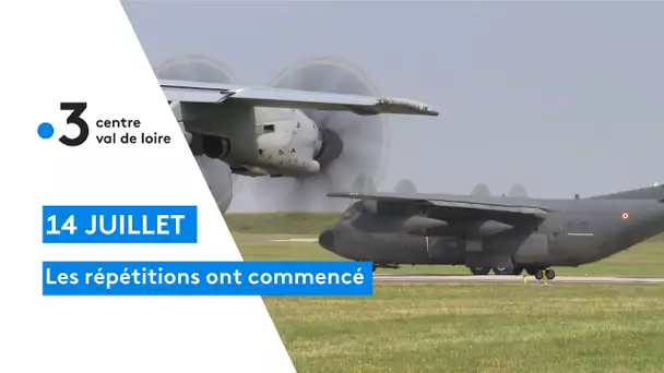 Orléans : les répétitions ont commencé à la base de Bricy pour le 14 juillet avec l'A400M