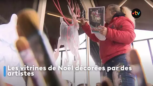 Les vitrines de Noël décorées par des artistes