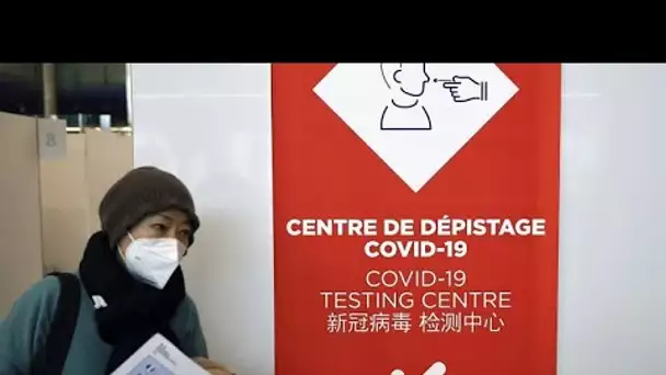 Covid-19 en France : tests à l'arrivée de passagers en provenance de Chine