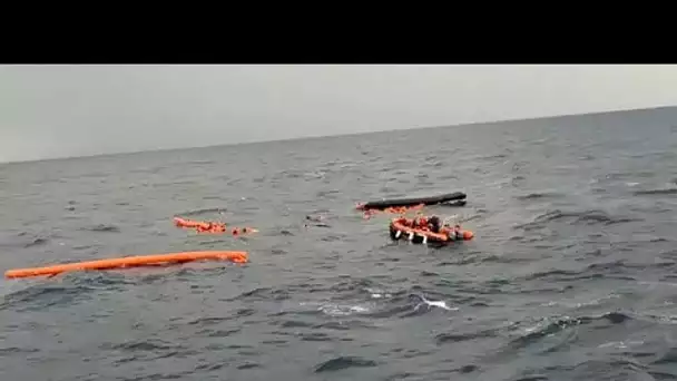 Méditerranée centrale : une centaine de migrants secourus, cinq noyés au moins