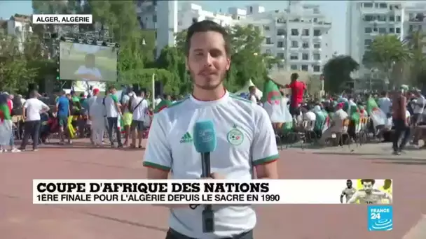 CAN-2019 : A Alger, l'ambiance est déjà folle avant la finale Sénégal - Algérie