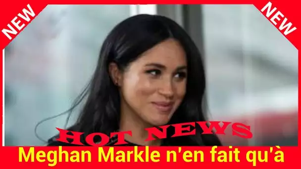 Meghan Markle n’en fait qu’à sa tête ? Elle écrirait elle-même les posts sur Instagram