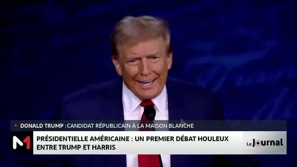 Présidentielle américaine : un premier débat houleux entre Trump et Harris