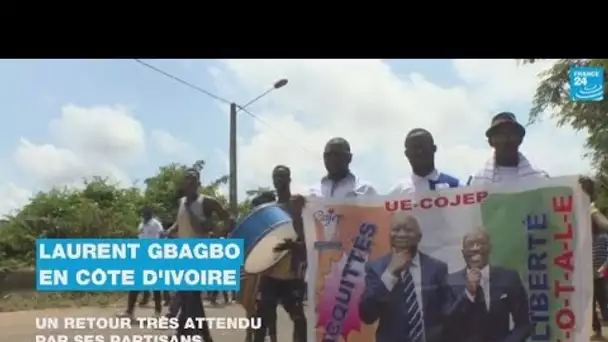 Laurent Gbagbo en Côte d'Ivoire, un retour très attendu par ses partisans