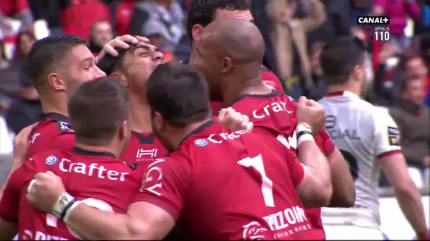 Top 14 - 21ème journée - Toulon / Toulouse : Essai du doublé pour le toulonnais Fekitoa !