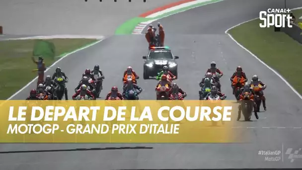 C'est le départ sur le circuit du Mugello