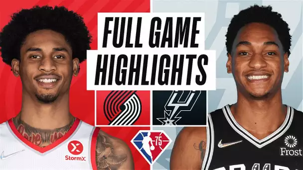 TRAIL BLAZERS at SPURS | FULL GAME HIGHLIGHTS | April 1, 2022