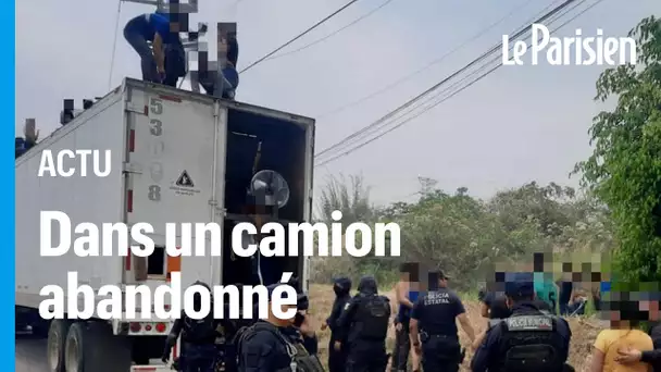 La police mexicaine retrouve 280 migrants dans un camion  abandonné sur le bord de l’autoroute