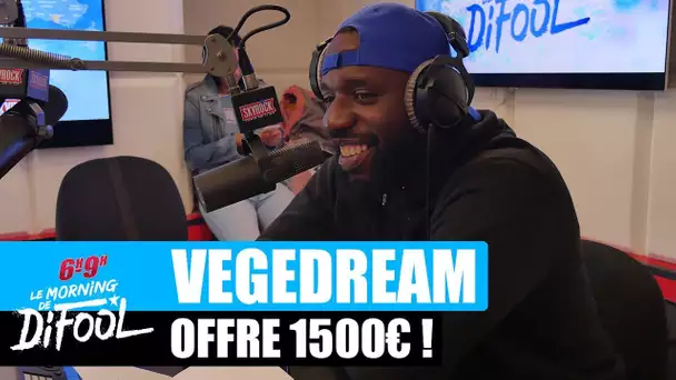 Vegedream offre 1500€ à un auditeur ! #MorningDeDifool