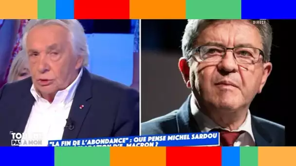 Michel Sardou s'en prend à Jean-Luc Mélenchon, “il fout la merde”