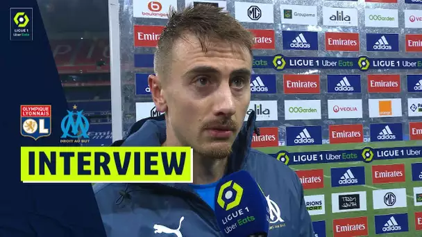 Interview de fin de match : OLYMPIQUE LYONNAIS - OLYMPIQUE DE MARSEILLE (2-1)  / 2021/2022