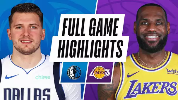 MAVERICKS at LAKERS | FULL GAME HIGHLIGHTS | December 25, 2020