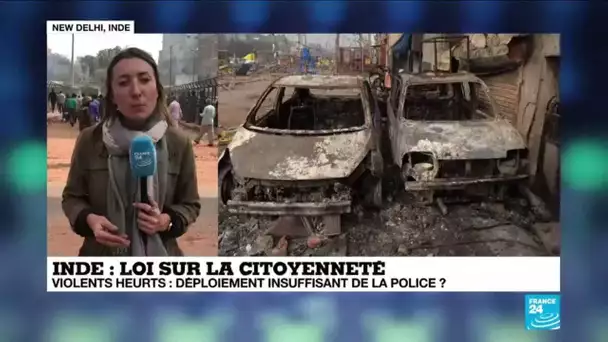 Loi sur la citoyenneté en Inde : les deux partis s'accordent sur l'absence de policiers dans les rue