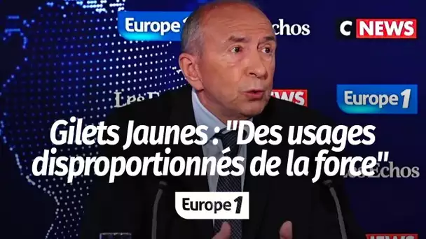 Gilets jaunes : Gérard Collomb estime qu’il y a eu "des usages disproportionnés de la force"