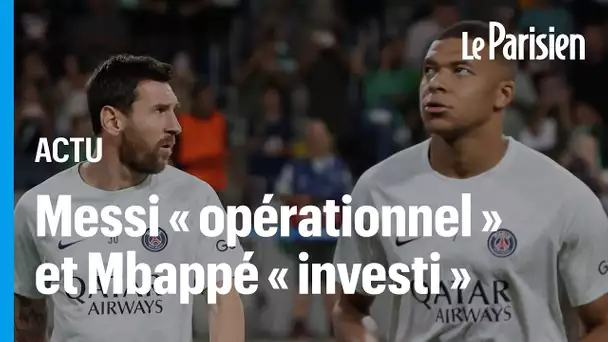 PSG-OM :  Messi « opérationnel » et Mbappé « investi » pour le clasico