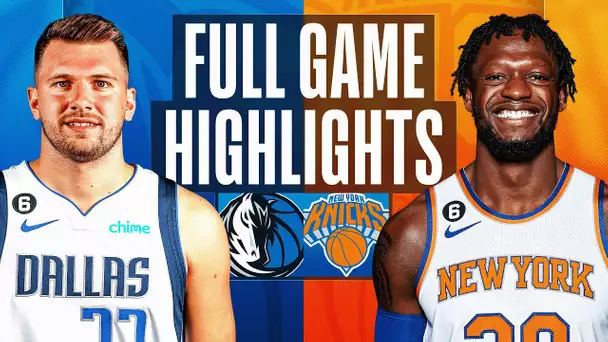 MAVERICKS at KNICKS | NBA FULL GAME HIGHLIGHTS | December 3, 2022