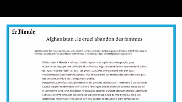 Avancée des Taliban en Afghanistan: "Pour les femmes, la guerre n'est pas finie" • FRANCE 24