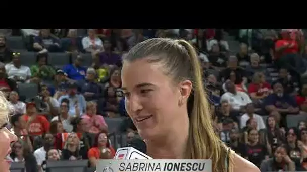 Sabrina Ionescu's Historic 37-Point Performance In The Starry 3-Point Contest!