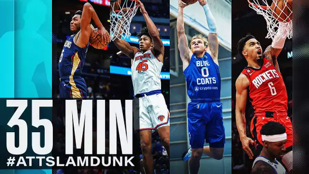 #ATTSlamDunk Participants BEST Dunks of the Season! #StateFarmSaturday