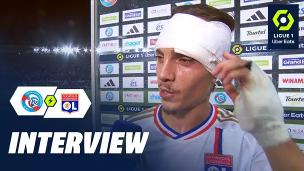 Interview de fin de match : RC STRASBOURG ALSACE - OLYMPIQUE LYONNAIS (2-1)  / 2023/2024