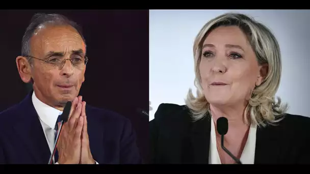 Présidentielle : passe d’armes entre Éric Zemmour et Marine Le Pen