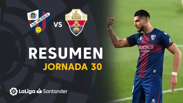 Resumen de SD Huesca vs Elche CF (3-1)