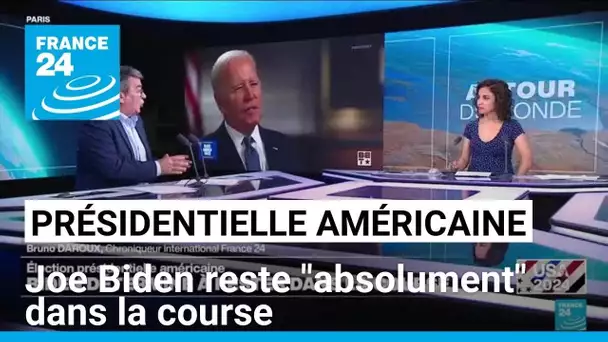 Présidentielle américaine : Joe Biden déterminé à rester dans la course • FRANCE 24